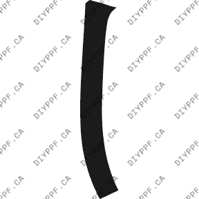 Door, A Pillar Right 2007-2014 Cadillac Escalade 14-07 4D SUV PPF