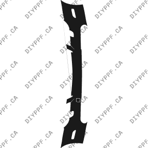 Bumper, Top 2006-2009 Mercedes-Benz CLS AMG w/o sensors 09-06 4D Sdn PPF