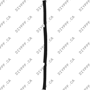 Bumper, Bottom 2006-2009 Mercedes-Benz CLS AMG w/o sensors 09-06 4D Sdn PPF