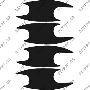 Door Handles 2006-2007 Mercedes-Benz R Class 07-06 4D SW PPF