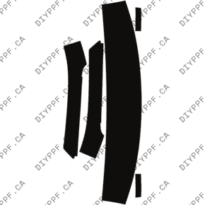 Roof & A Pillar 2021-2023 Mercedes-Benz AMG GT Black Series 23-21 2D Cpe PPF