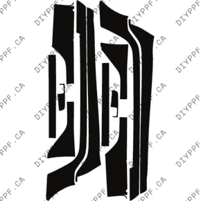 Rockers 2021-2023 Mercedes-Benz AMG GT Black Series 23-21 2D Cpe PPF