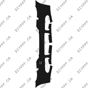 Front Bumper Part 1 2007-2010 Volvo C70 10-07 2D Conv PPF