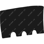 Bumper, Bottom Right 2004-2007 Volvo V50 07-04 4D SW PPF