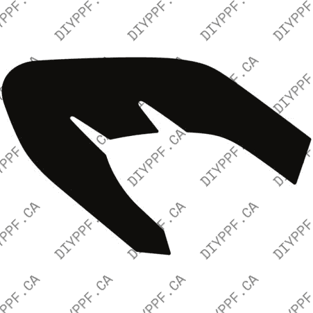 Bumper, Middle Right 2023-2024 Mercedes-Benz EQE 350+ w/ AMG Line Exterior/EQE 500 24-23 4D SUV PPF