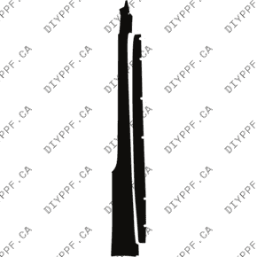 Acura NSX Type S (2022–2022) Right Rocker Panel Paint Protection Film (PPF) Kit – Two-Door Coupe