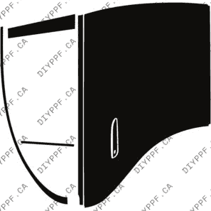 Door, Full Rear Right 2024-2024 Mercedes-Benz E Class 24-24 4D Sdn PPF