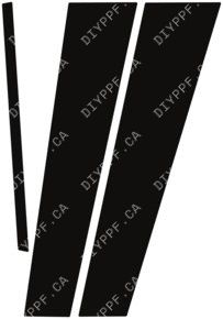 Door, B Pillar Left 2024-2024 Mercedes-Benz E Class 24-24 4D Sdn PPF