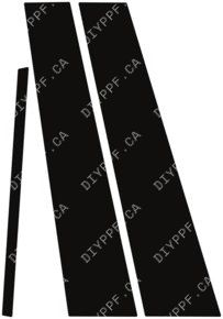 Door, B Pillar Right 2024-2024 Mercedes-Benz E Class 24-24 4D Sdn PPF