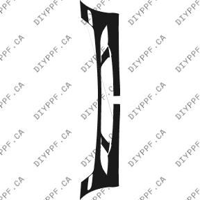 Bumper, Bottom 2007-2009 Mercedes-Benz S Class w/ Sport Pkg 09-07 4D Sdn PPF