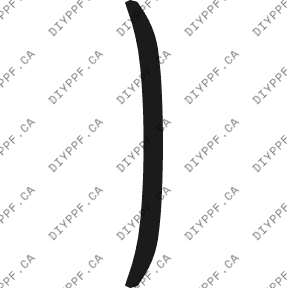 Bumper, Back 2007-2009 Mercedes-Benz S Class w/ Sport Pkg 09-07 4D Sdn PPF