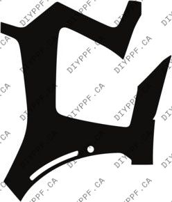 Bumper, Right w/ 1 sensor 2024-2025 BMW X6 M Competition 25-24 4D SUV PPF