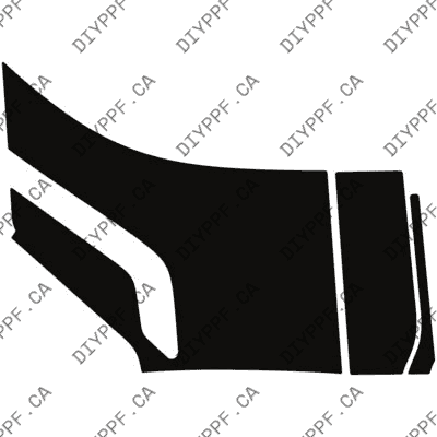 Wheel, Front Splash Right 2024-2025 BMW X6 M Competition 25-24 4D SUV PPF