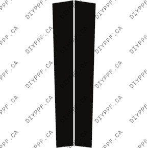 Door Panels Front, L&R 2023-2024 Mercedes-Benz EQS 450/450+ w/ AMG Line Exterior/580 24-23 4D SUV PPF