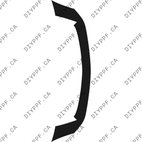 Bumper, Top 2007-2008 Mercedes-Benz GL w/sensors 08-07 4D SUV PPF