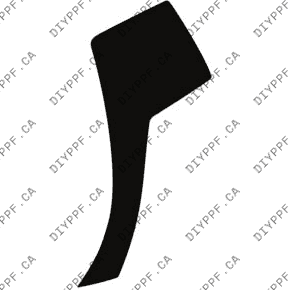 Chevrolet Trax ACTIV (2024–2025) Rear Splash Right Paint Protection Film (PPF) Kit – 4-Door SUV