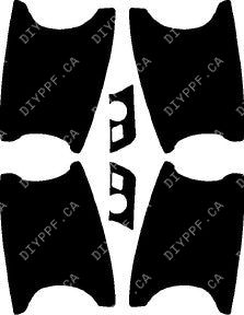 Door Handles 2007-2009 Mercedes-Benz S63/S65 09-07 4D Sdn PPF