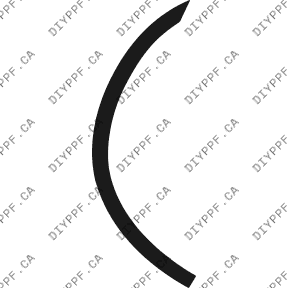 Wheel, Rear Lip Left 2006-2010 Dodge Charger SRT 10-06 4D Sdn PPF