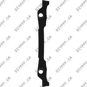 Bumper, Bottom 2007-2009 Acura RDX 09-07 4D SUV PPF