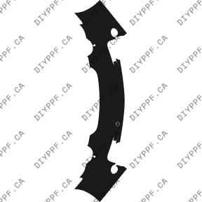 Bumper, Top 2007-2009 Porsche 911 Turbo 09-07 2D Cpe PPF