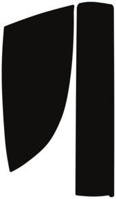 Mirror, Right 2018-2023 Maserati Ghibli GT 23-18 4D Sdn PPF