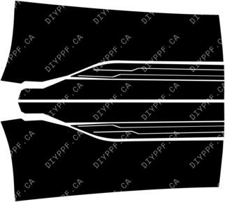 Door Panels Rear, L&R 2024-2024 Audi Q8 e-tron Launch Edition 24-24 4D SUV PPF