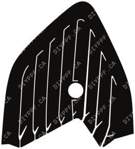 Bumper, Middle Right w/ 1 sensor 2024-2024 Audi Q8 e-tron Launch Edition 24-24 4D SUV PPF