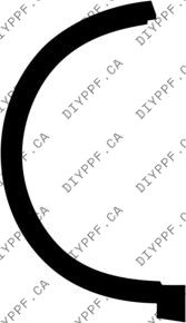 Wheel, Flare Front, Full Right 2024-2024 Audi Q8 e-tron Launch Edition 24-24 4D SUV PPF