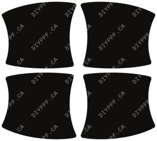 Door Handles 2023-2024 Mercedes-Benz GLC 300/GLC 300 4MATIC AMG Line 24-23 4D SUV PPF