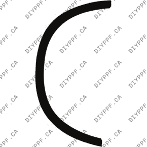 Wheel, Flare Front, Full Left 2023-2024 Mercedes-Benz GLC 300/GLC 300 4MATIC AMG Line 24-23 4D SUV PPF