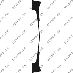 Bumper, Bottom 2007-2009 Mercedes-Benz E Class 09-07 4D Sdn PPF