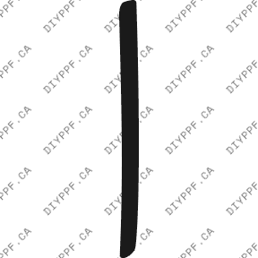 Bumper, Middle Left 2005-2007 Volvo S60R 07-05 4D Sdn PPF