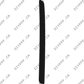 Bumper, Middle Right 2005-2007 Volvo S60R 07-05 4D Sdn PPF