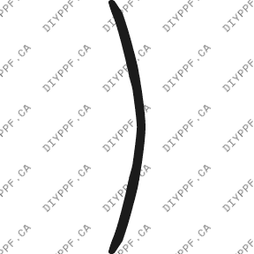 Bumper, Middle 2007-2008 Chrysler Pacifica 08-07 4D SUV PPF