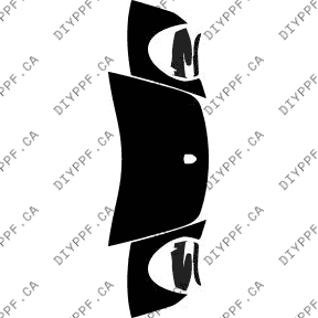 Hood/Fender/Mirrors Large 2007-2008 Porsche 911 GT3 08-07 2D Cpe/Conv PPF