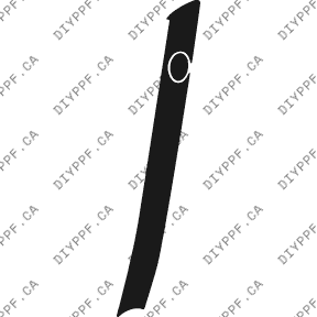 Bumper, Middle Right 2007-2009 Mercedes-Benz CLK AMG 09-07 2D Cpe PPF