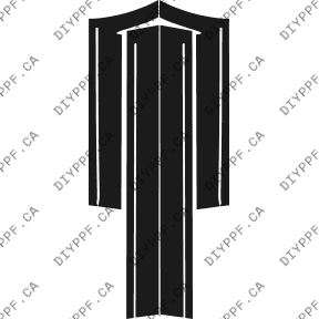 Door Panels, L&R 2007-2014 Lincoln Navigator 14-07 4D SUV PPF