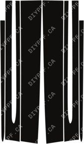 Door Panels Front, L&R 2023-2024 Lincoln Corsair Grand Touring 24-23 4D SUV PPF