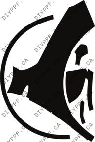 Fenders/Mirrors Full, Right 2023-2024 Lincoln Corsair Grand Touring 24-23 4D SUV PPF