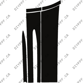 Door, Rear Panel Right 2023-2024 Lincoln Corsair Grand Touring 24-23 4D SUV PPF