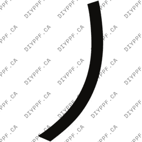 Wheel, Front Flare Left, Front 2024-2025 BMW X5 M Sport 25-24 4D SUV PPF