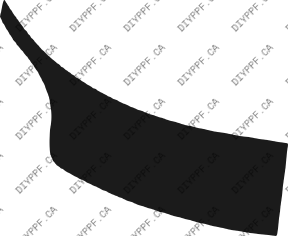 Wheel, Rear Splash Right 2005-2008 Porsche Boxster w/o washers 08-05 2D Conv PPF