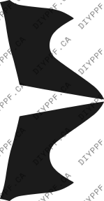 Fenders L & R 2008-2010 Porsche Cayenne Turbo w/ fender flare 10-08 4D SUV PPF