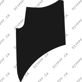 Wheel, Rear Splash Left 2008-2010 Porsche Cayenne Turbo w/ fender flare 10-08 4D SUV PPF