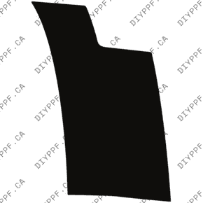 Wheel, Rear Splash Left 2022-2025 Chevrolet Silverado 1500 WT/Custom 25-22 Extd P/U PPF