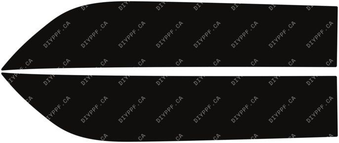 Door Panels Rear, L&R 2024-2024 Tesla Model 3 24-24 4D Sdn PPF