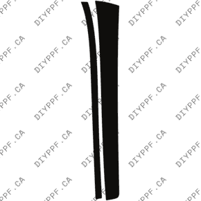 Door, A Pillar Right 2021-2023 Mercedes-Benz E Class 23-21 2D Conv PPF