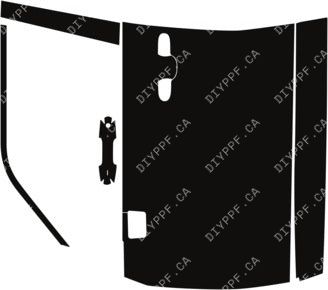 Door, Full Front Left 2024-2024 Lexus GX 550 Premium+/Luxury/Luxury+ 24-24 4D SUV PPF