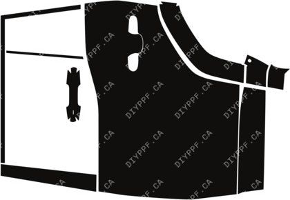 Door, Full Rear Left 2024-2024 Lexus GX 550 Premium+/Luxury/Luxury+ 24-24 4D SUV PPF