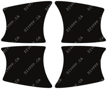 Door Handles 2024-2025 Mercedes-Benz GLE 350/450/450e 4Matic 25-24 4D SUV PPF